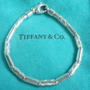 Tiffany & Co. Sterling Silver Etched Bracelet